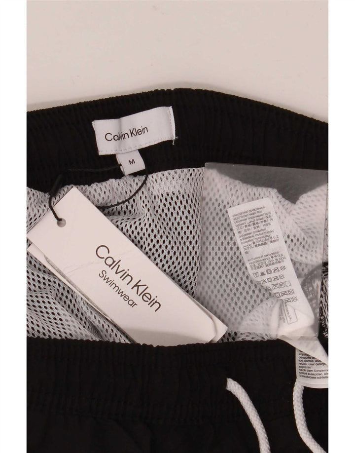Calvin Klein Short de Bain Graphique Homme Noir Moyen Polyester