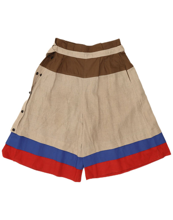 Gianfranco Ferre Short décontracté pour femme W28 Beige moyen Colourblock