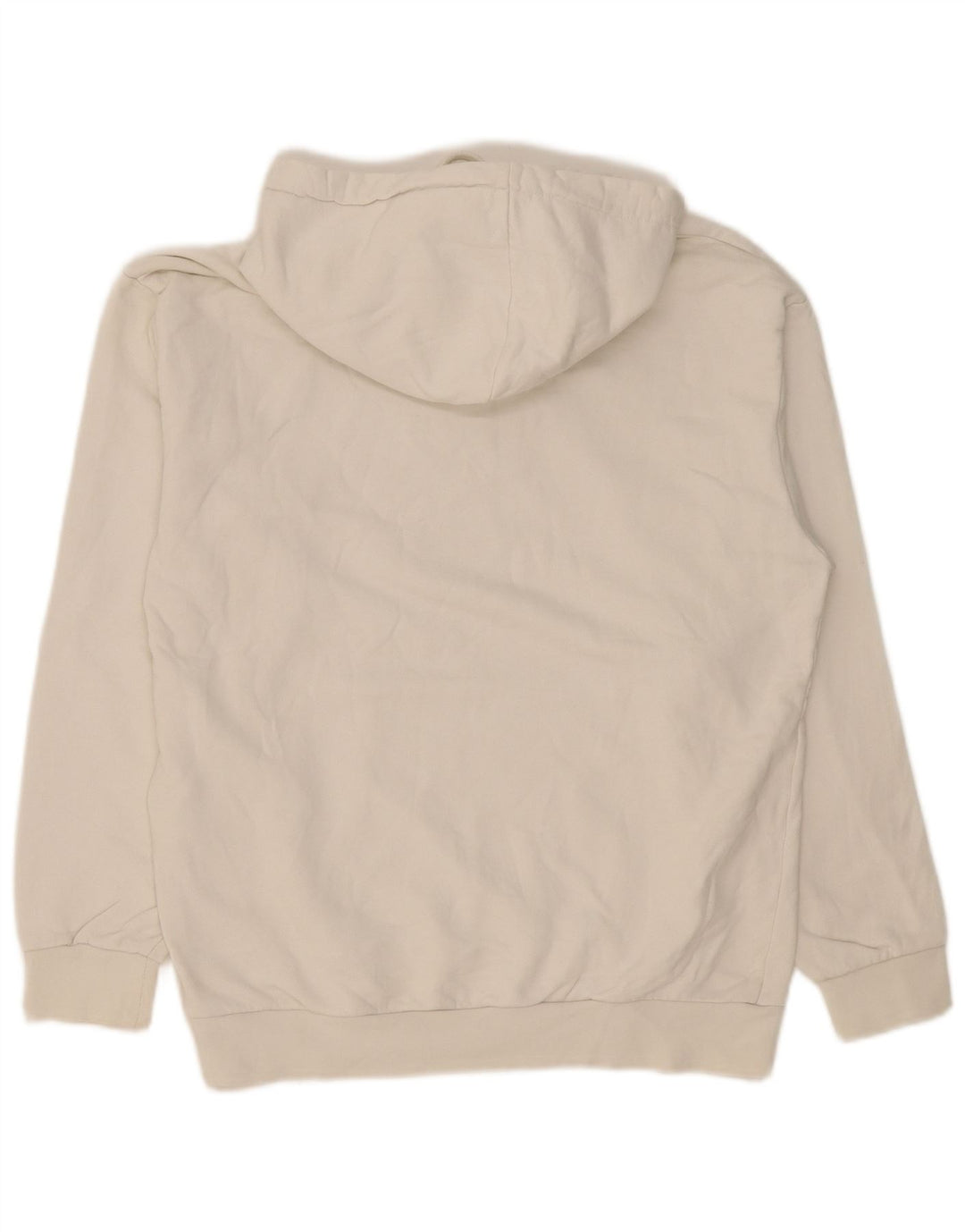 Zara Pull à capuche pour homme en coton blanc moyen