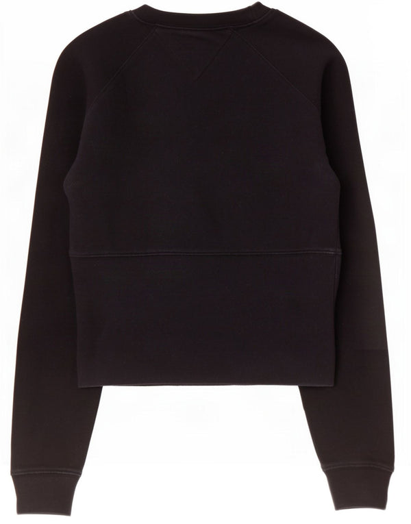 Tommy Hilfiger Sweat-shirt pour femme UK 12 Medium Noir