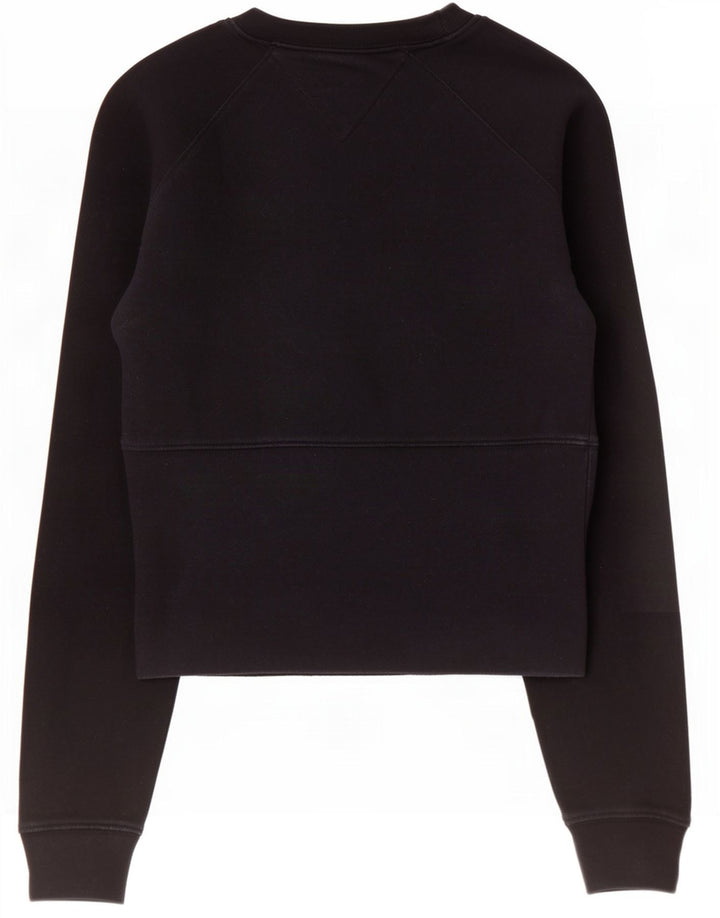 Tommy Hilfiger Sweat-shirt pour femme UK 12 Medium Noir