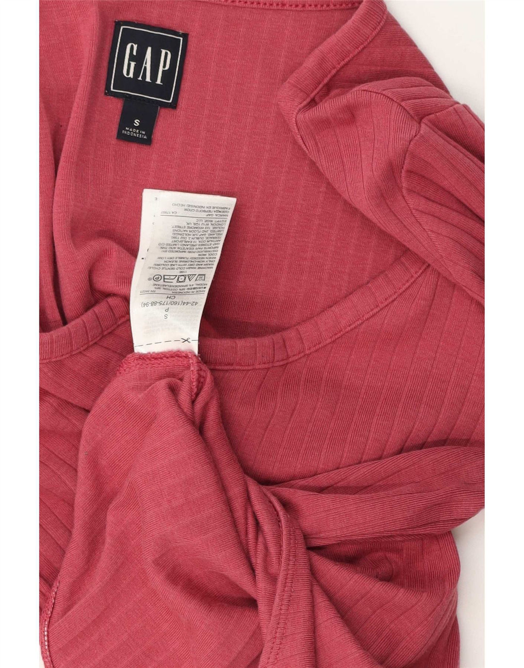 Gap Body à manches longues pour femme UK 10 Petit coton rose
