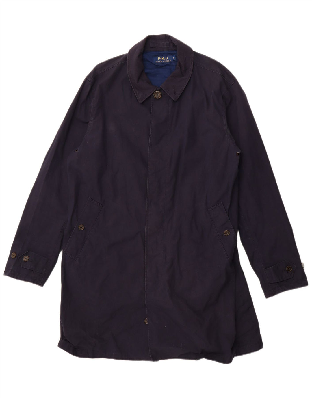 Polo Ralph Lauren Pardessus pour femme UK 16 Grand coton bleu marine