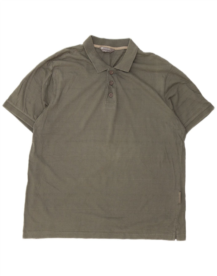 Mountain Warehouse Polo Homme Grand Kaki Coton