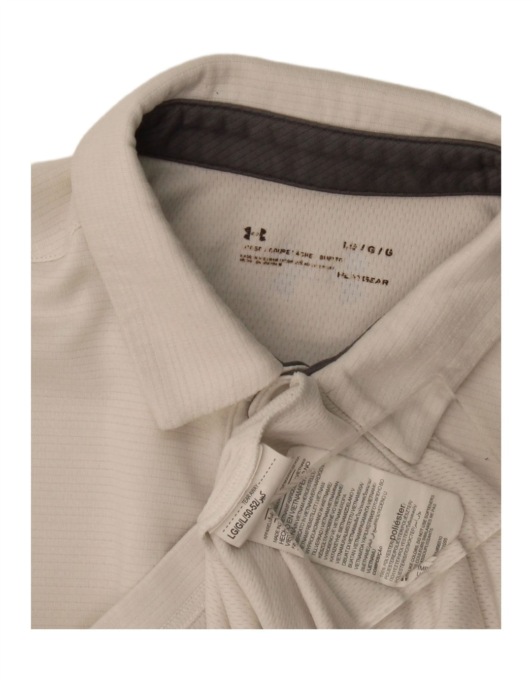 Under Armour Polo Homme Grand Blanc Polyester Sports
