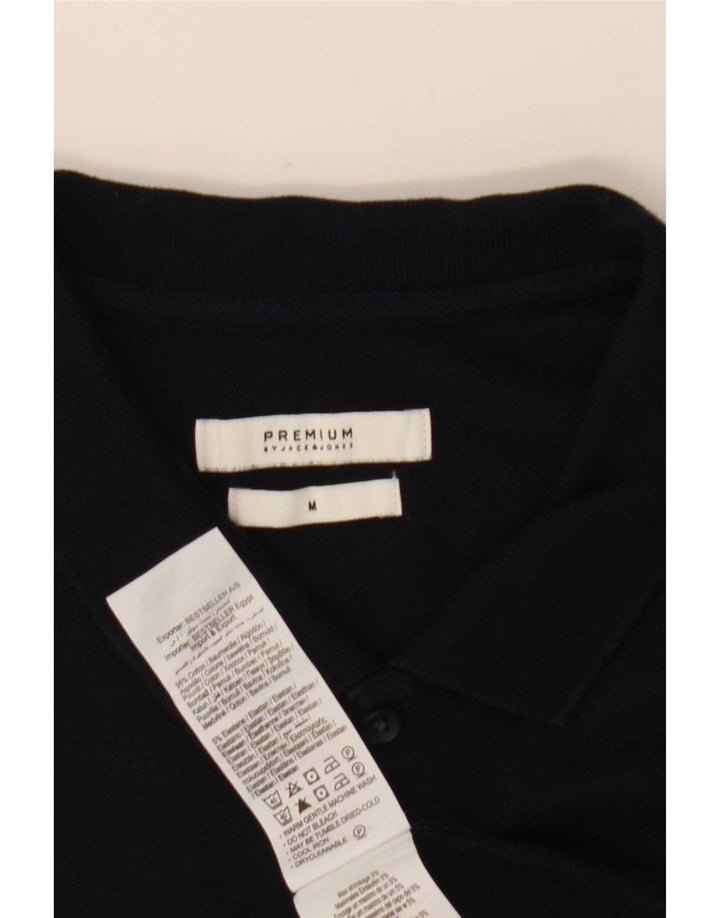 Jack & Jones Polo Homme Bleu Marine Moyen Coton
