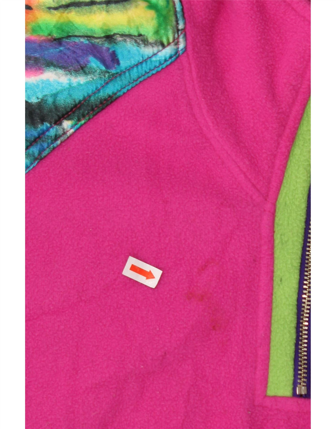 MASER M Pull polaire graphique surdimensionné pour femme EU 40 Rose moyen