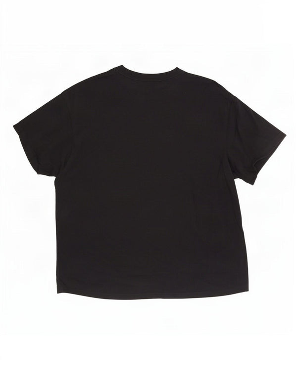 Nike T-Shirt Homme Noir Moyen Coton