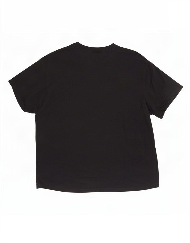 Nike T-Shirt Homme Noir Moyen Coton