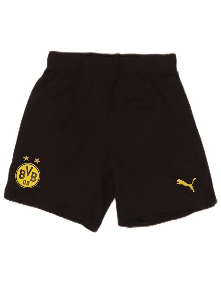 Puma Short de Sport BVB Dortmund Garçon 11-12 Ans Noir Polyester