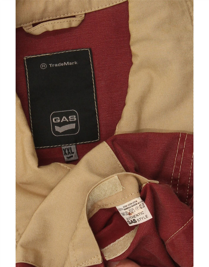 Gas Veste utilitaire pour homme UK 44 2XL Beige Coton