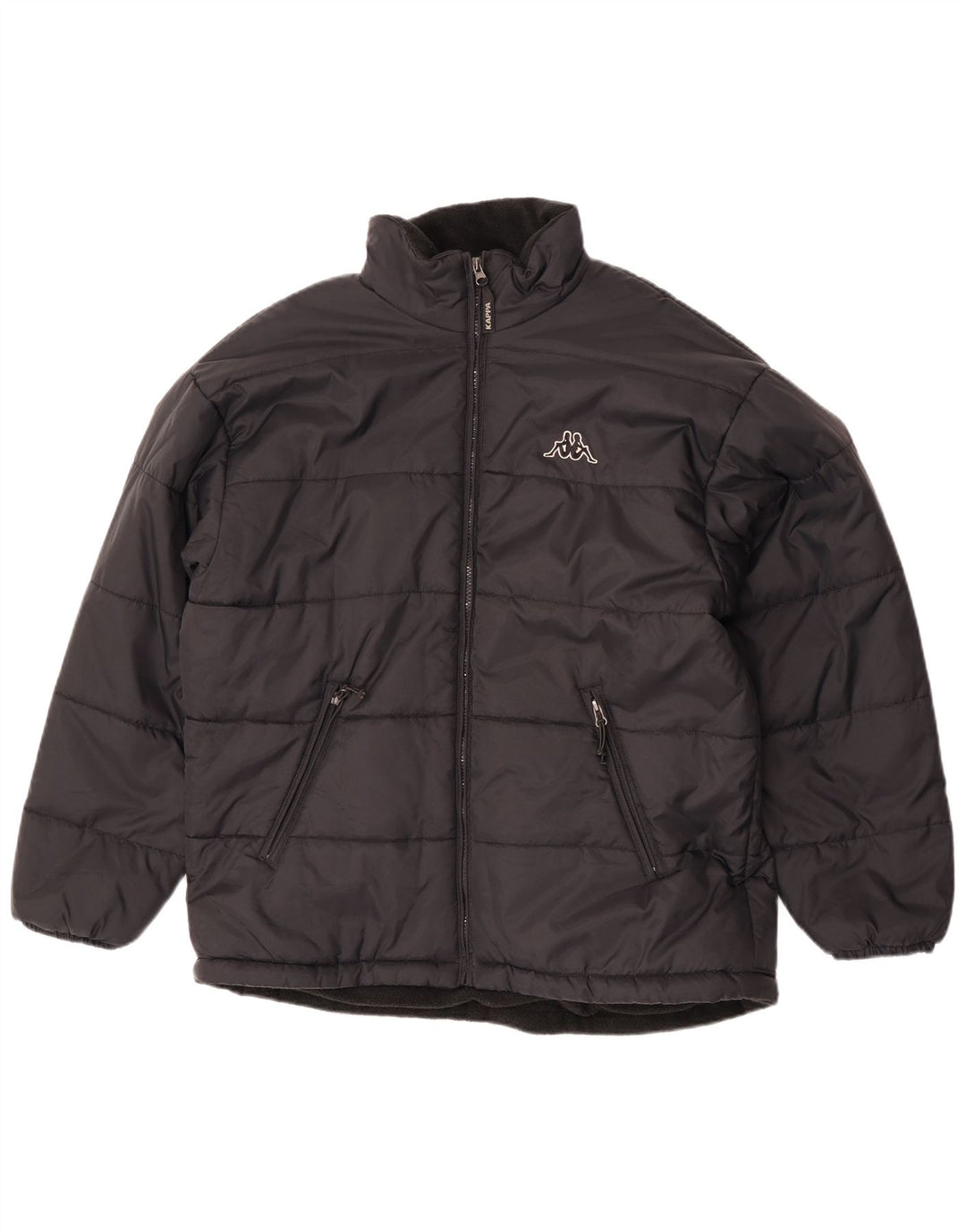 Kappa Veste matelassée pour homme UK 40 Large Noir