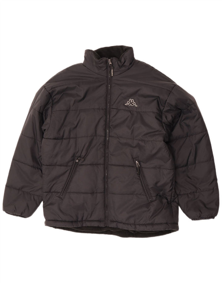 Kappa Veste matelassée pour homme UK 40 Large Noir