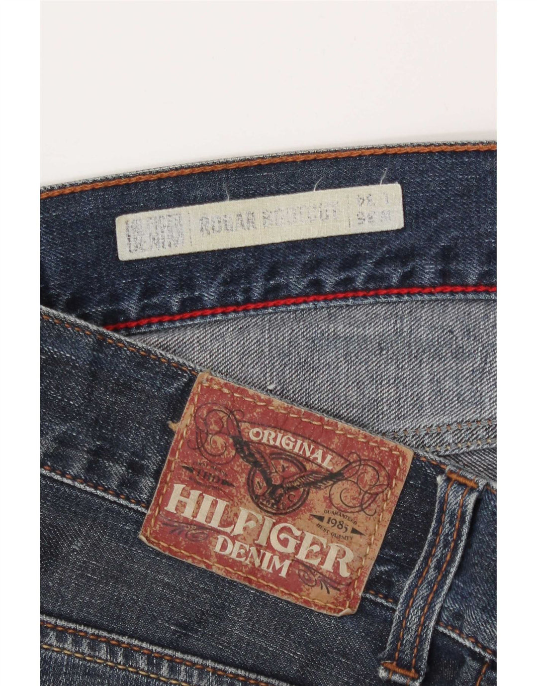 Tommy Hilfiger Jean bootcut coupe classique pour homme W36 L34 bleu coton