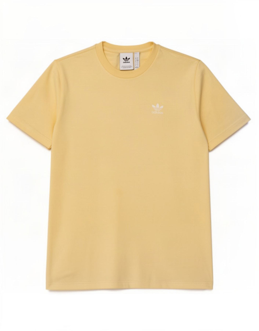 Adidas T-Shirt Homme Haut Petit Jaune Coton