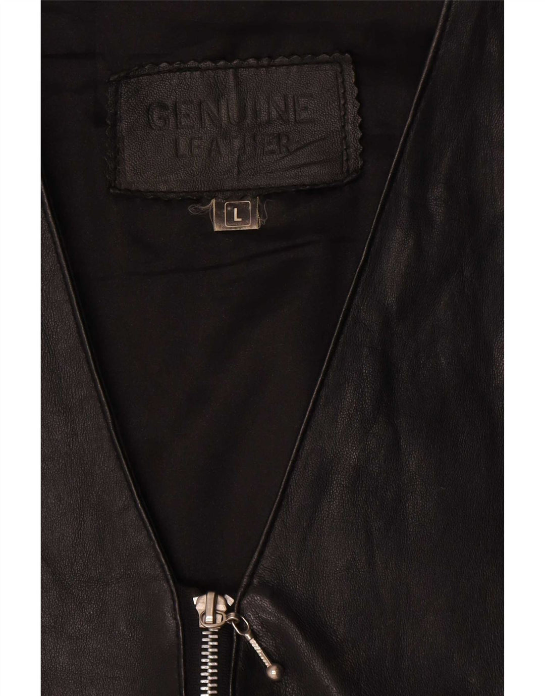 gilet en cuir homme vintage grand cuir noir
