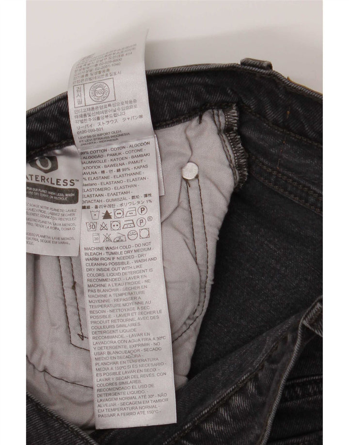 Levi's Jean Droit 501 Femme W27 L28 Gris Coton