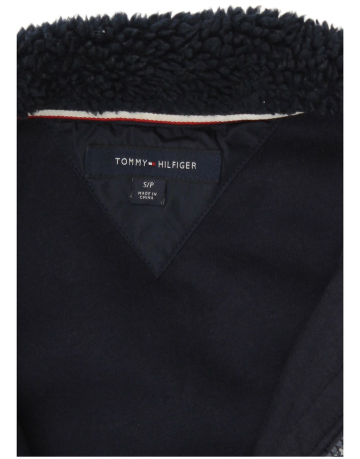 Tommy Hilfiger Gilet polaire pour femme UK 10 Small Bleu marine Polyester