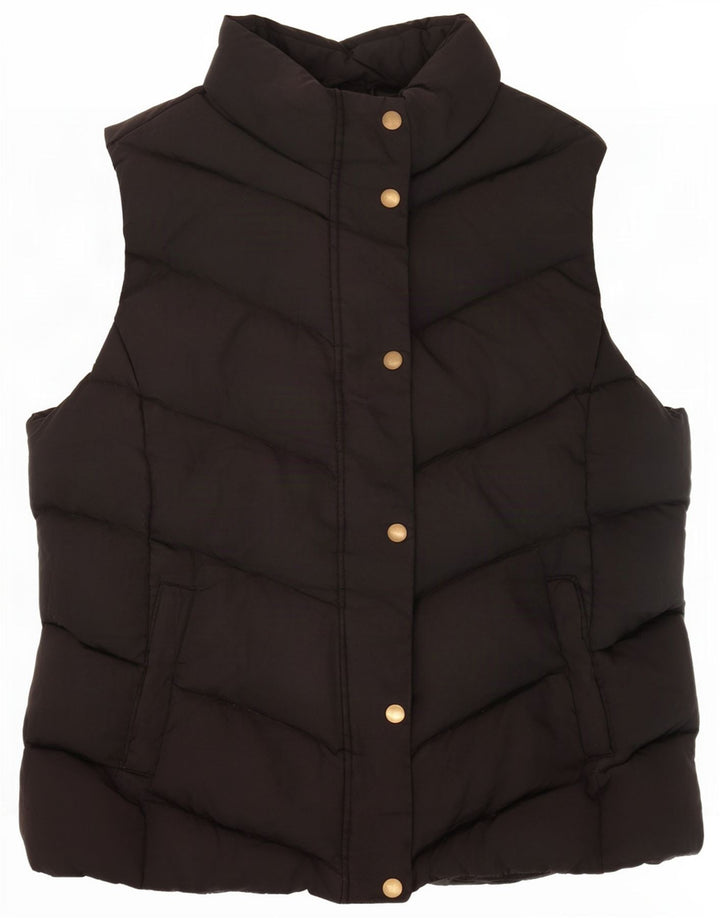 Gap Gilet rembourré pour femme UK 16 Large Noir Polyester