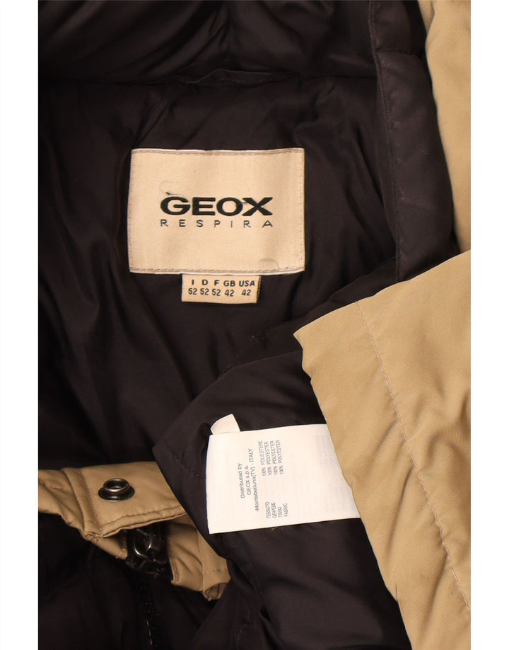 Geox Veste matelassée homme UK 42 XL Beige Polyester