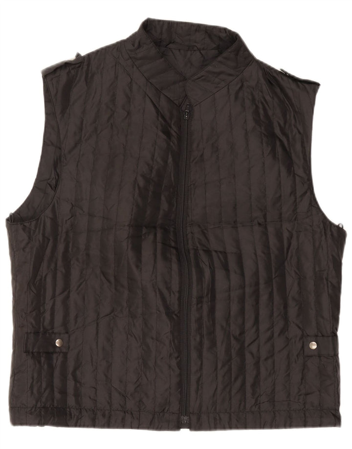 Marks & Spencer Gilet Doublure Homme UK 38 Moyen Noir Polyester