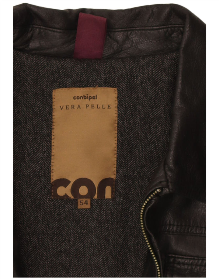 Conbipel Veste en cuir homme IT 54 XL Noir