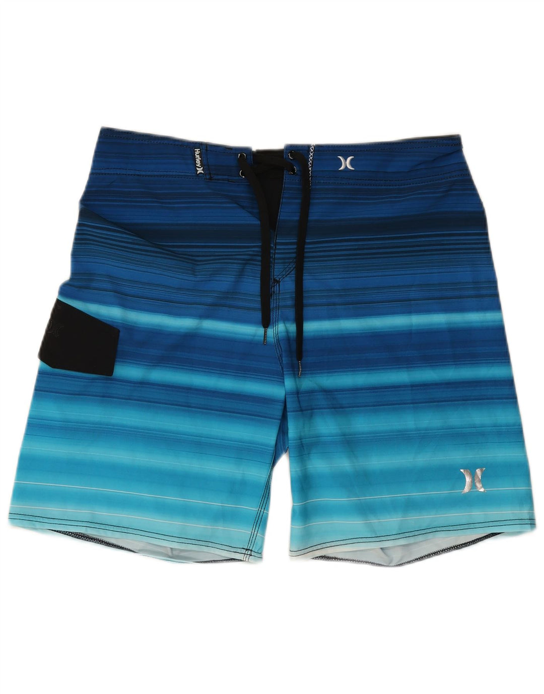 Hurley Short de bain homme grand bleu rayé polyester