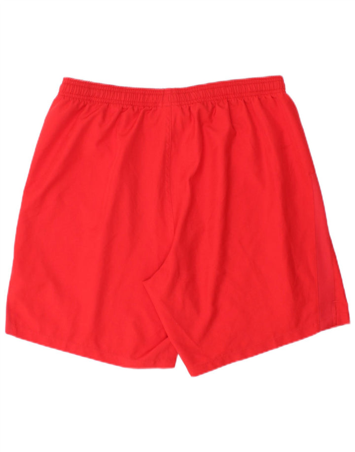 Umbro Short de Sport Homme Large Rouge Polyester