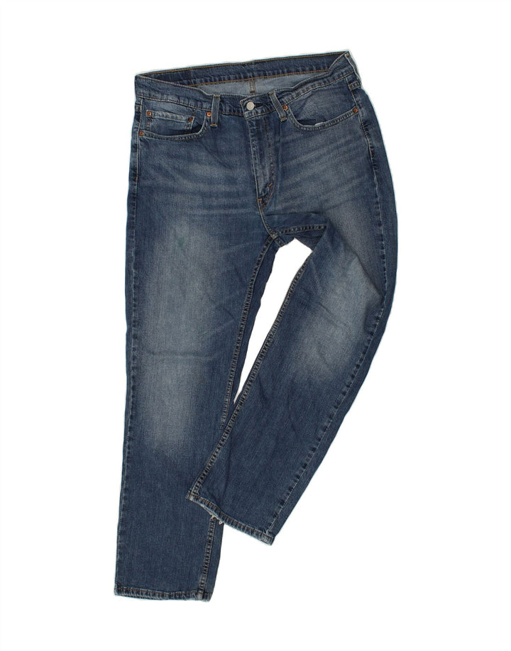 LEVI'S Mens 514 Straight Jeans W36 L30 Blue Cotton Vintage Levi's and Second-Hand Levi's from Messina Hembry 