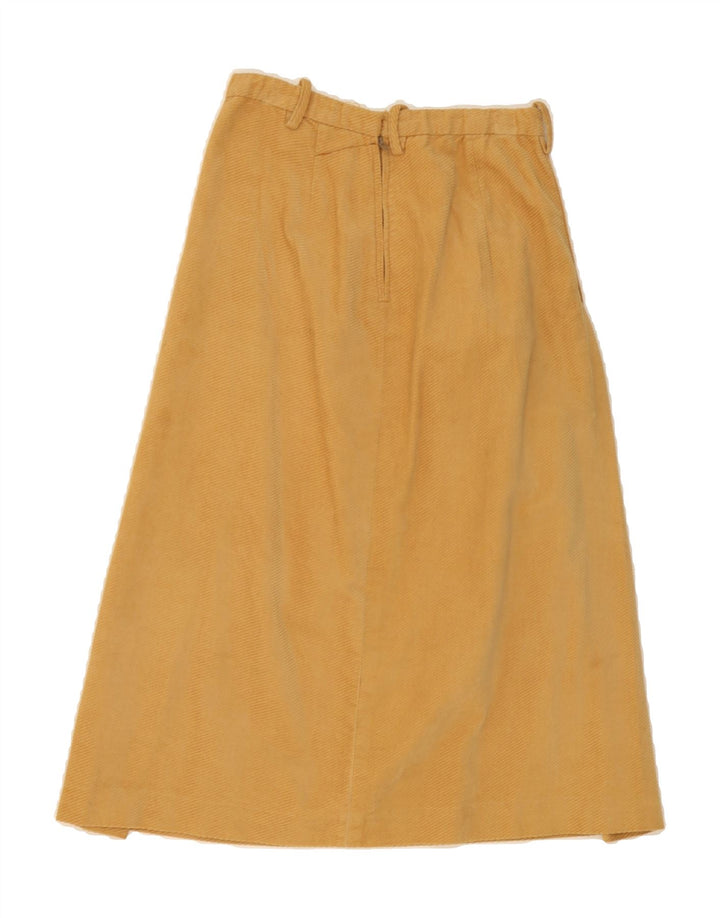 VINTAGE Womens A-Line Skirt W24 XS  Beige Vintage Vintage and Second-Hand Vintage from Messina Hembry 