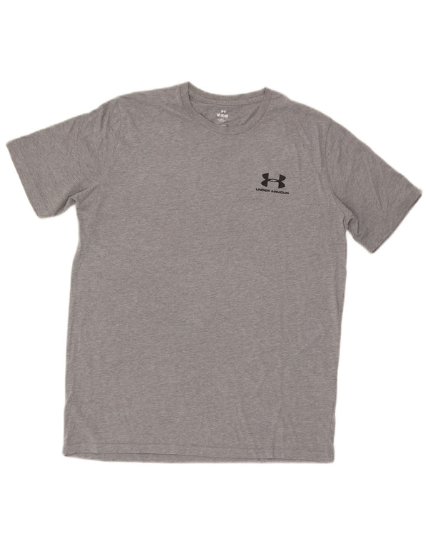 Under Armour T-Shirt Homme Gris Moyen Coton