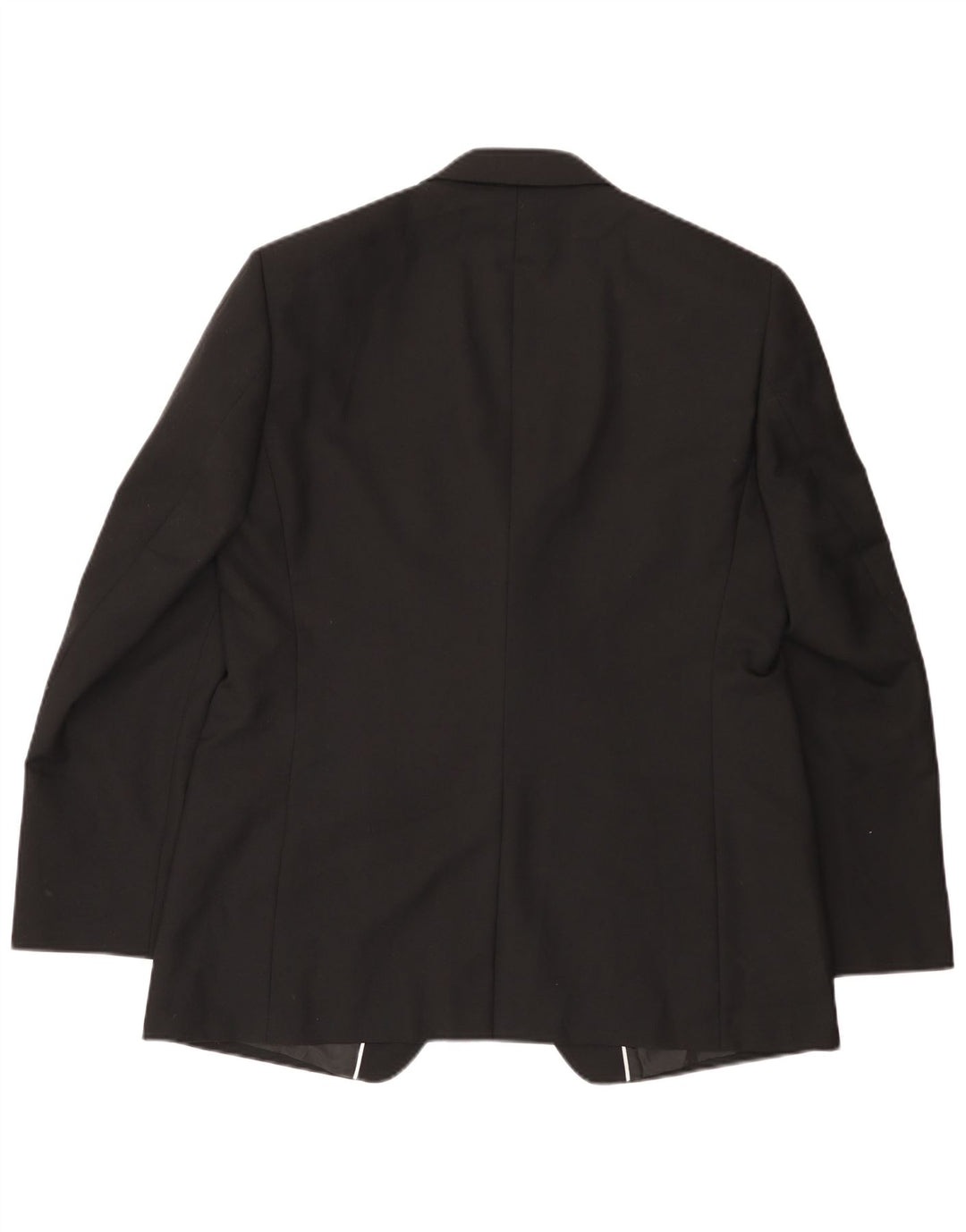 MARKS & SPENCER Veste blazer à 2 boutons pour homme UK 42 Large Noir Polyester