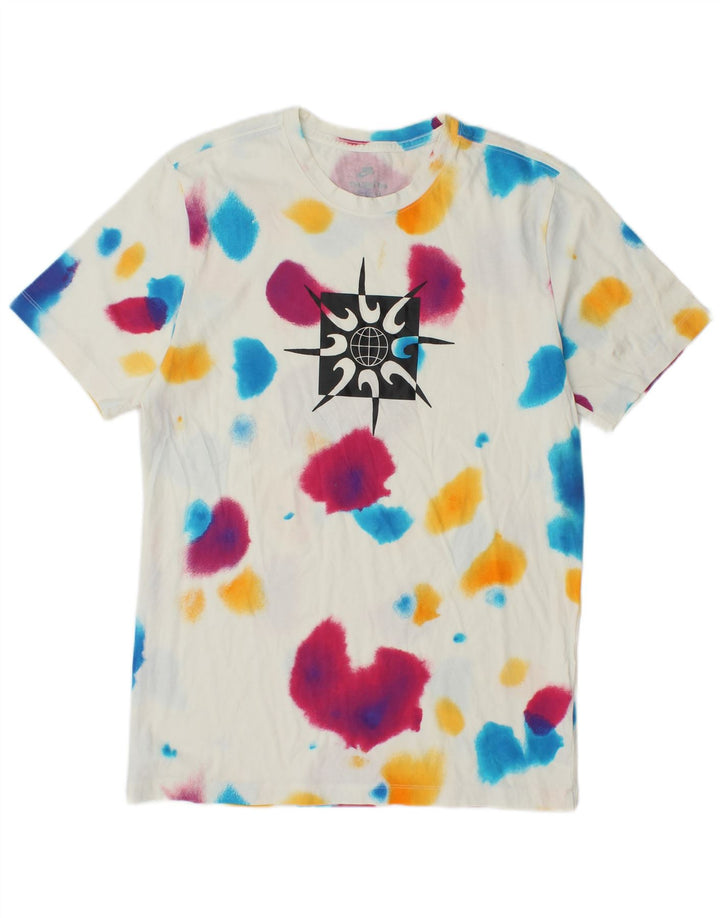 Nike T-shirt graphique en coton tie-dye multicolore moyen pour homme