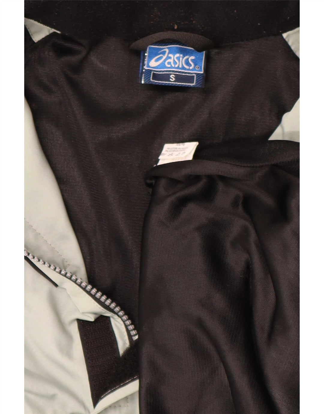 Asics Veste de pluie coupe ample pour homme UK 36 Petit Gris Polyester