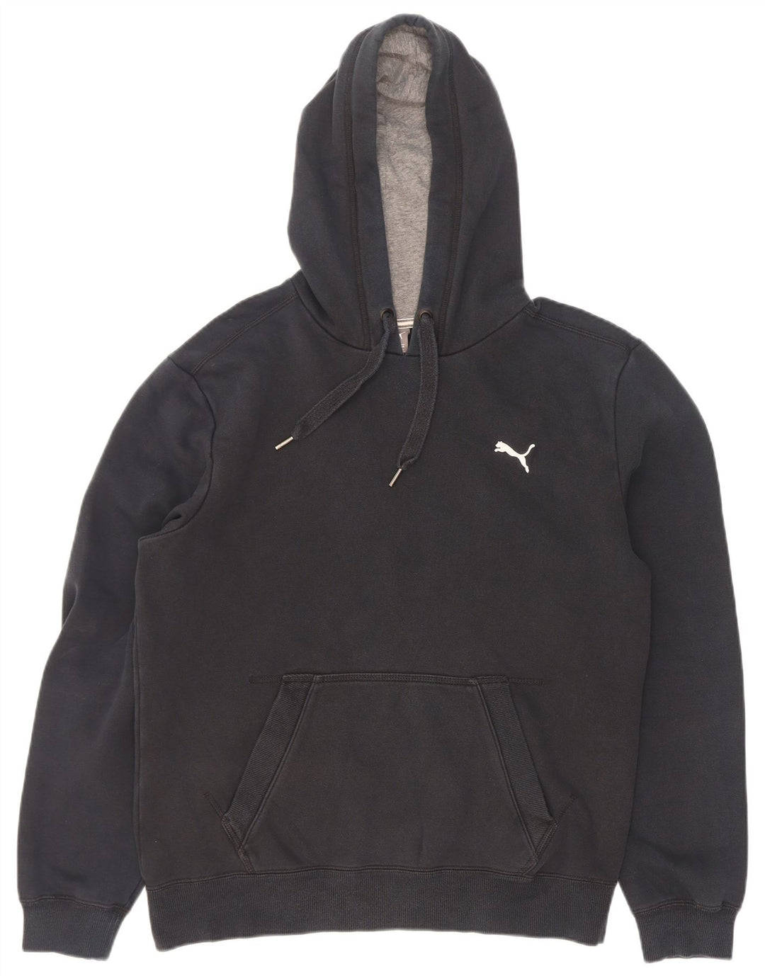 Puma Pull à capuche pour homme en coton noir moyen