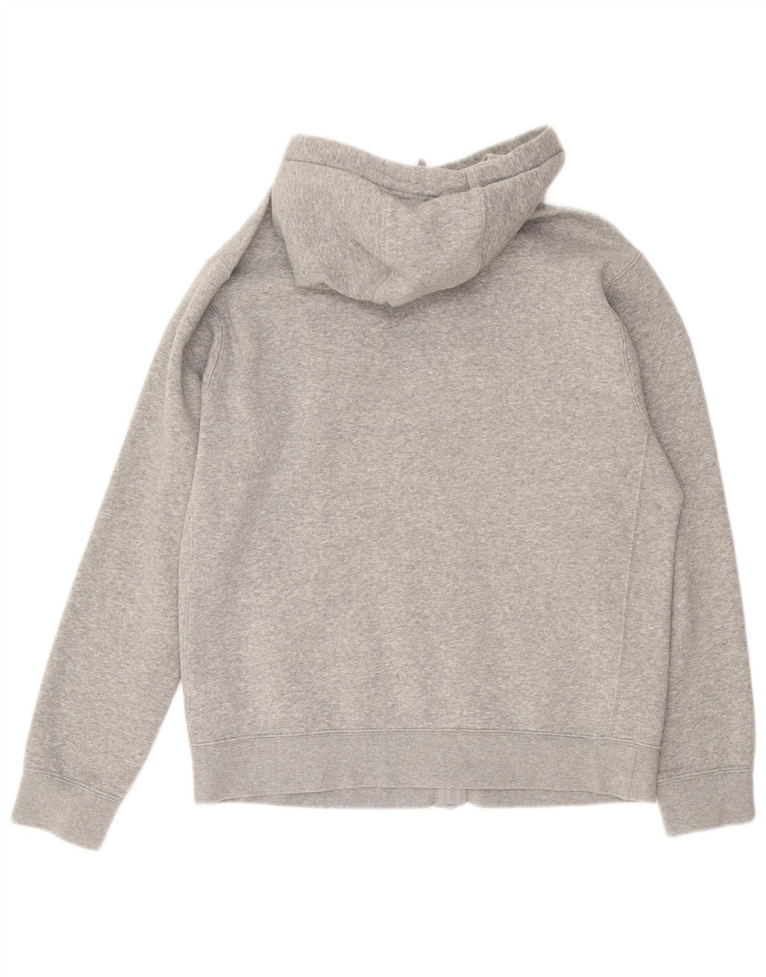 NIKE Pull à capuche zippé pour homme en coton gris moyen