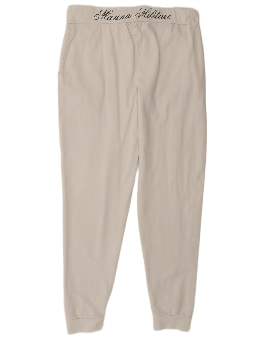 MARINA MILITARE Pantalon de survêtement pour femme Joggers UK 16 Large Blanc