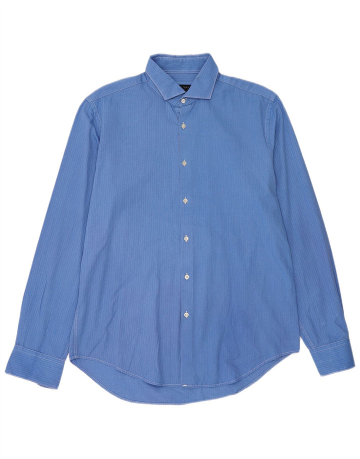 Zara Chemise Slim Fit Homme Bleu