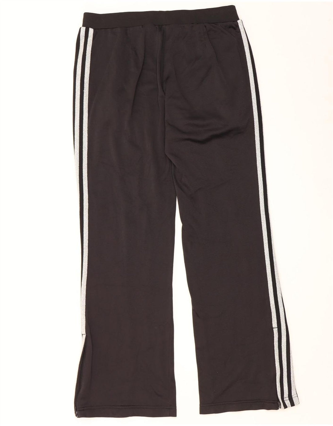 Adidas Pantalon de survêtement femme IT 46 Large Noir Polyester