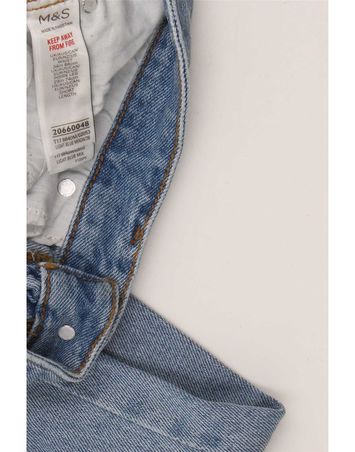 Marks & Spencer Jean droit homme W34 L29 bleu coton