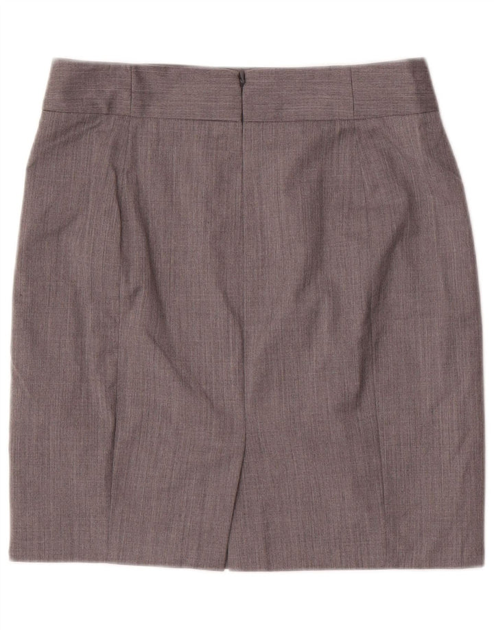 J. Crew Jupe crayon femme US 6 Medium W30 laine grise