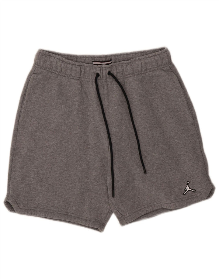 Jordan Short de sport pour homme Petit coton gris