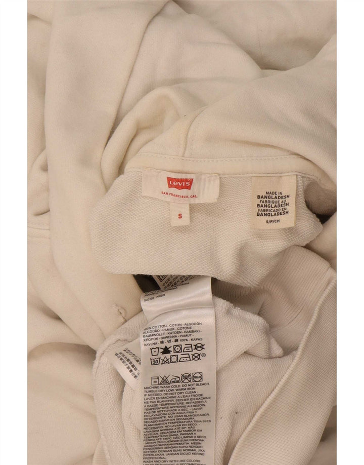 Levi's Pull à Capuche Graphic Homme Petit Blanc Coton