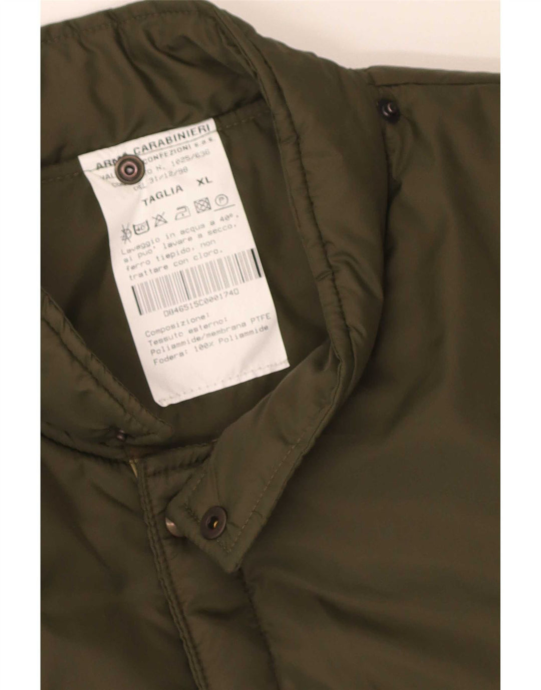 Gilet homme vintage UK 42 XL Kaki Polyamide