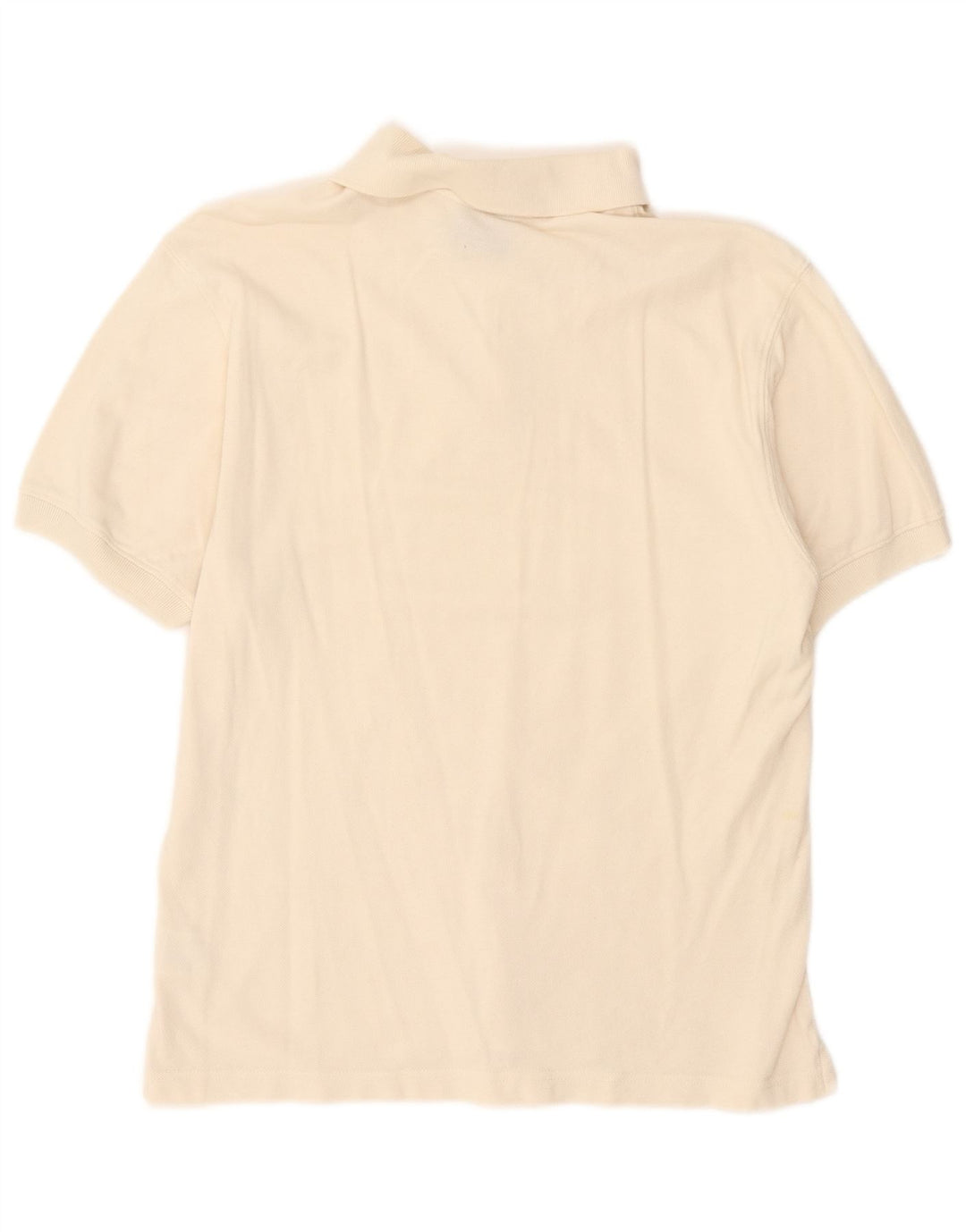 Champion Polo Homme Petit Blanc Cassé Coton