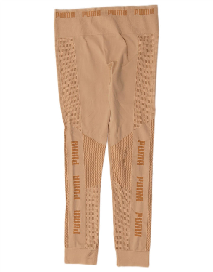 Puma Legging graphique pour femme UK 12 Beige moyen