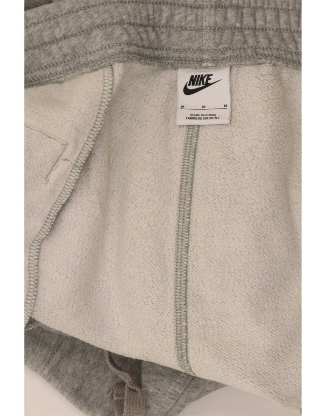 Pantalon De Survêtement Nike Homme Gris Moyen En Coton Moucheté