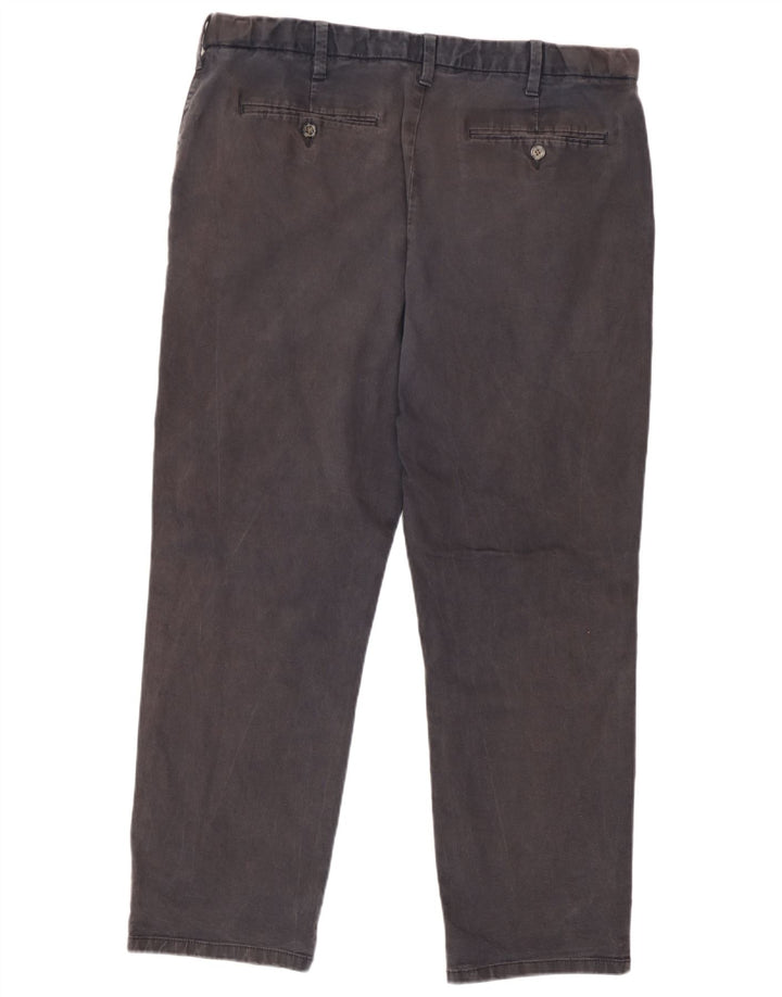 Marks & Spencer Pantalon Chino Regular Homme W38 L29 Bleu Marine Coton