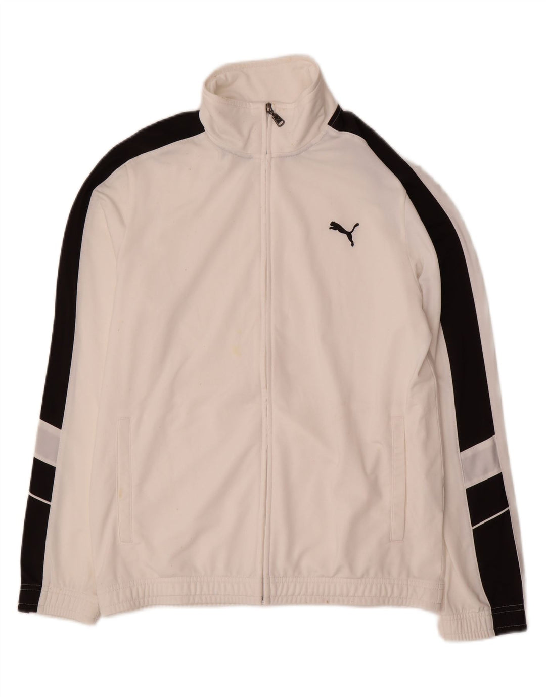 Puma Veste de survêtement pour homme Petit Blanc Polyester