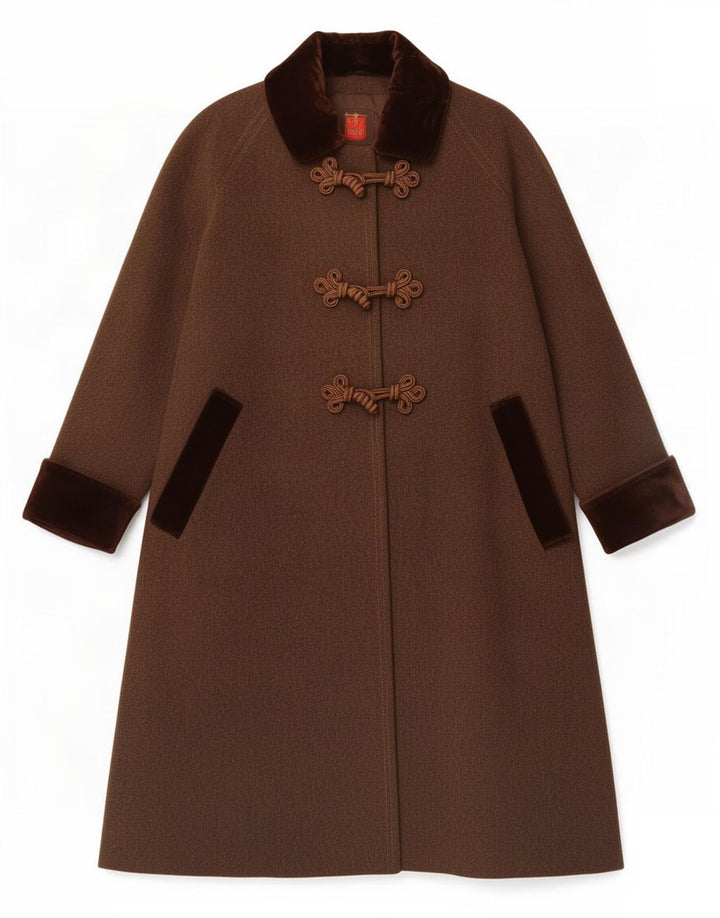 Ritz Saddler Duffle-coat surdimensionné Trachten pour femme EU 40 Marron moyen
